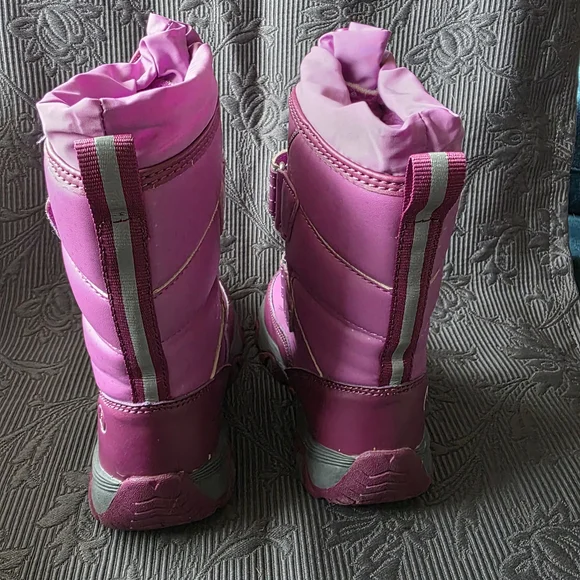 Lands' End Kids Pink Rain & Snow Boots - Picture 3 of 5
